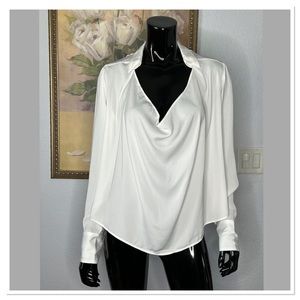 NWT Free People Cowl Neck Blouse Sz SP